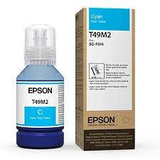 Cyan Epson T49M Ink Bottle Ultrachrome Dye-Sublimation 140ml